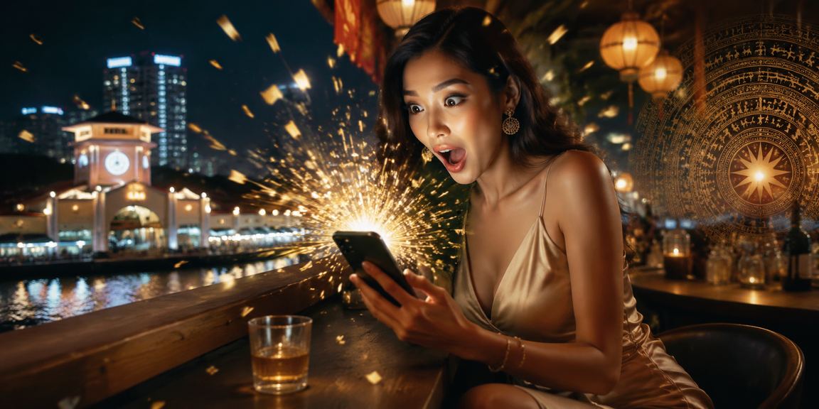 Người dùng TP.HCM thư giãn tại bãi biển và kiểm tra kết quả xổ số trên điện thoại