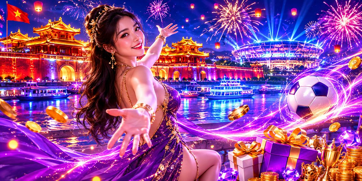 Đêm giải trí neon rực rỡ tại Huế – người dùng truy cập nền tảng cá cược trực tuyến trên di động
